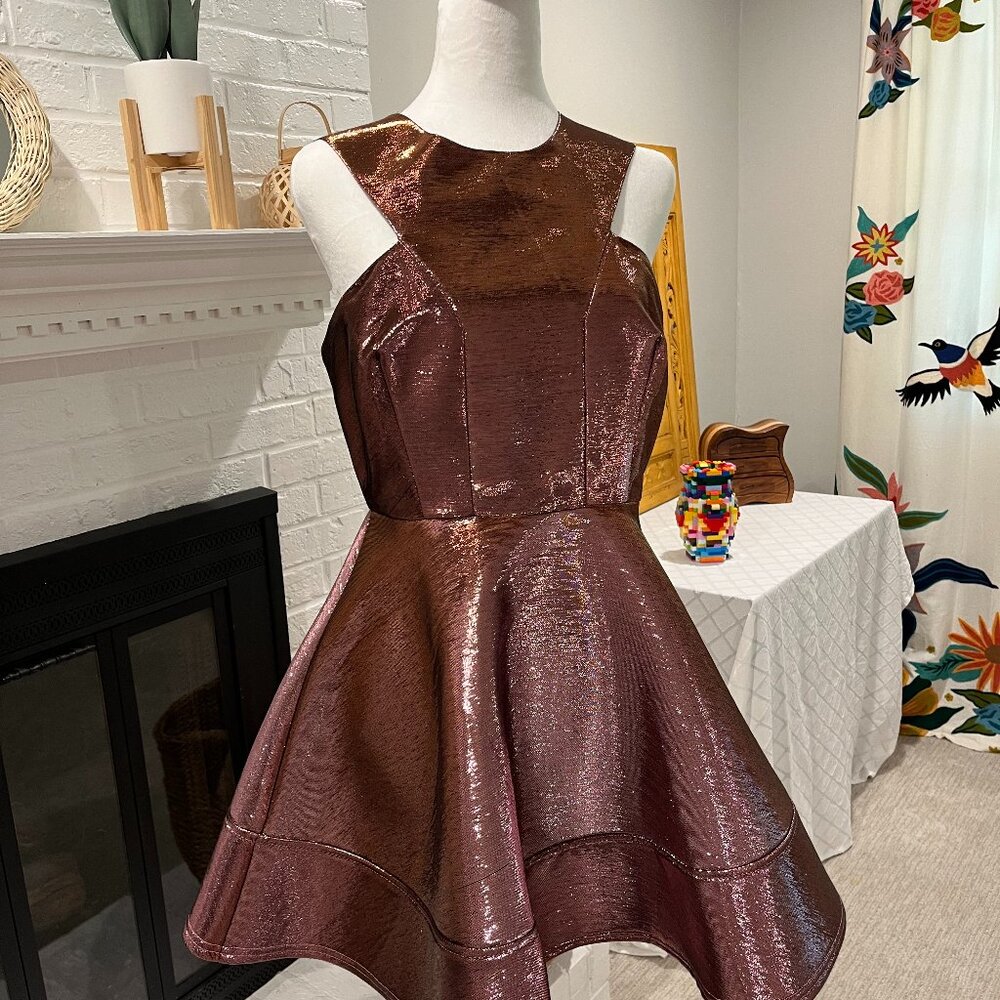 Pink Metallic Dress